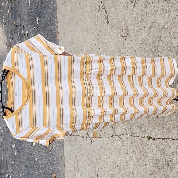 SO Striped Short Sleeve‎ Midi Sz. XXL Dress - Picture 1 of 5